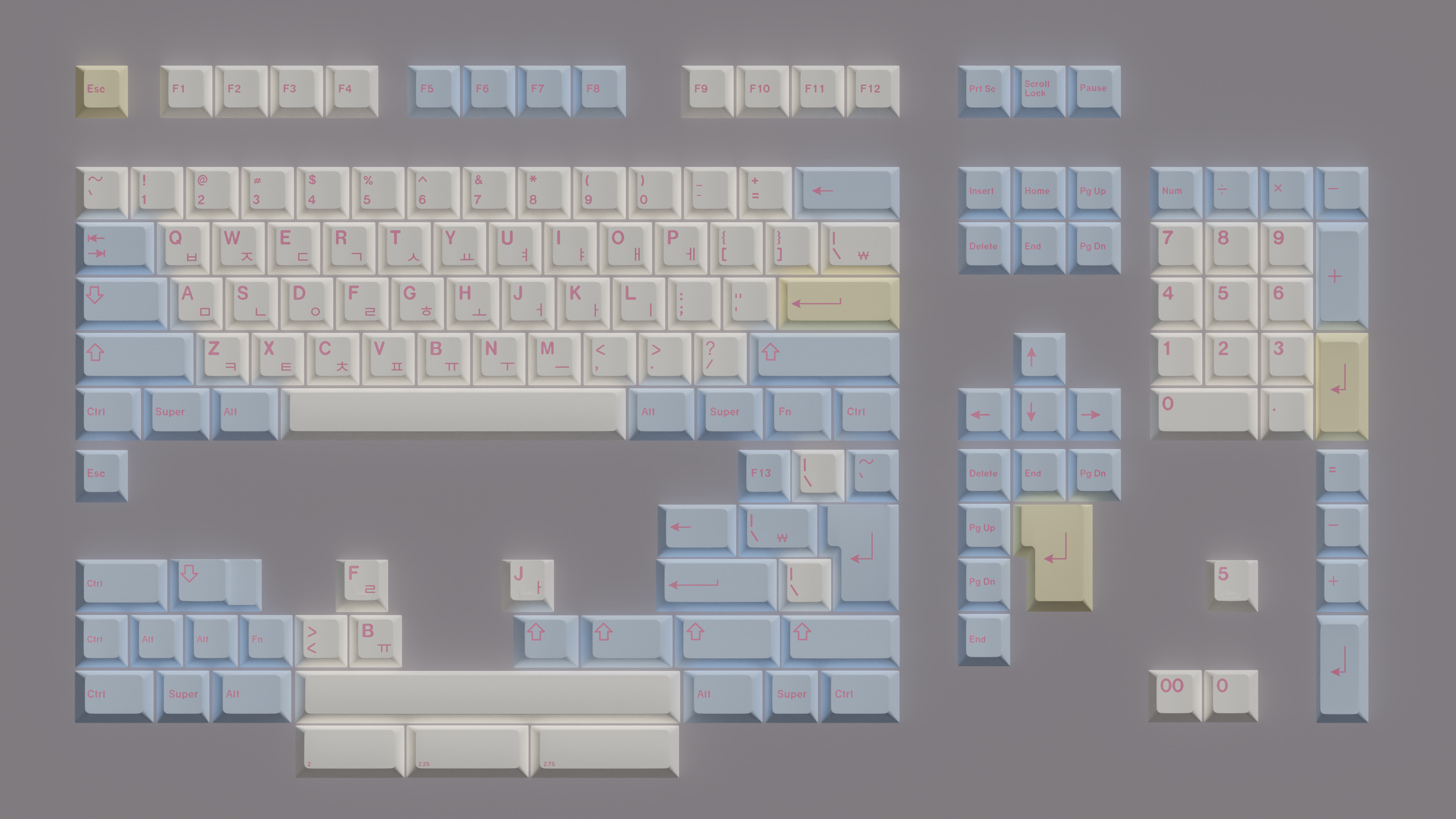 MW Velvet Keycaps